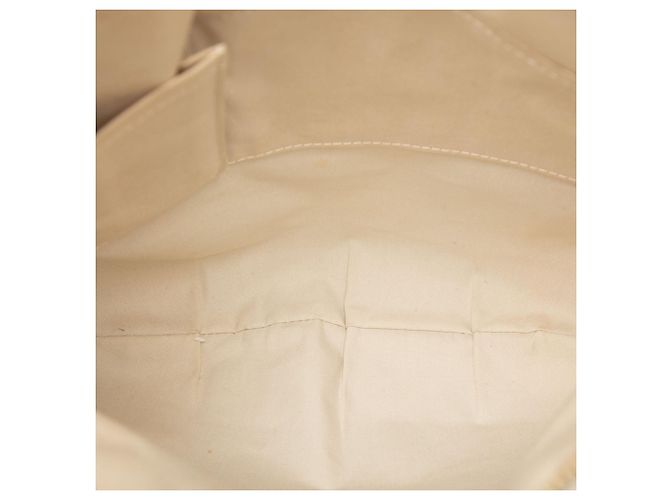 Louis Vuitton Beige Monogram Mini Lin Croisette Marina PM - vista 4