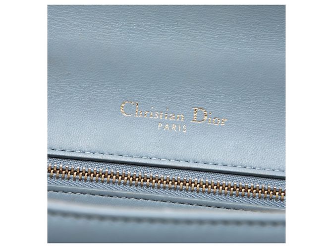 Dior Blue Small Studded in pelle di vitello Diorama Crossbody Blu chiaro - vista 5