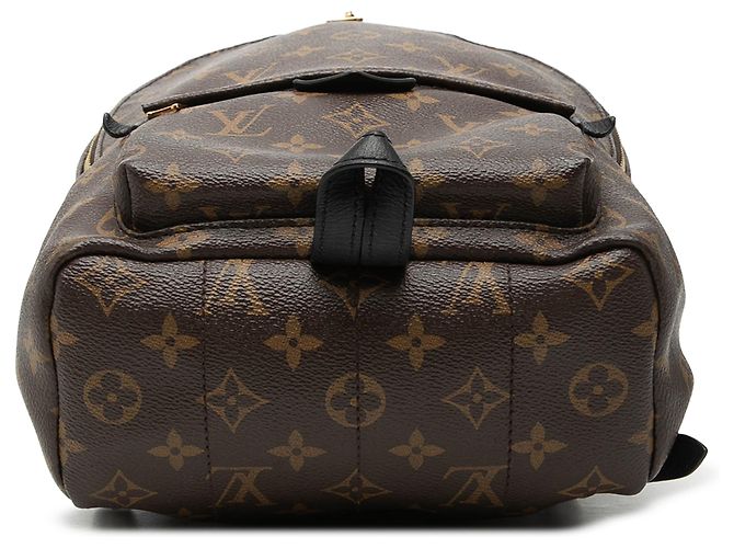 Louis Vuitton Marrone Monogram Palm Springs PM - vista 3