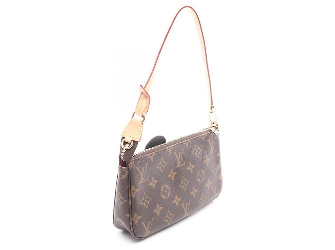 Borsa Louis Vuitton LV x TM Pochette Accessoires Monogram Panda Marrone Multicolore - vista 2