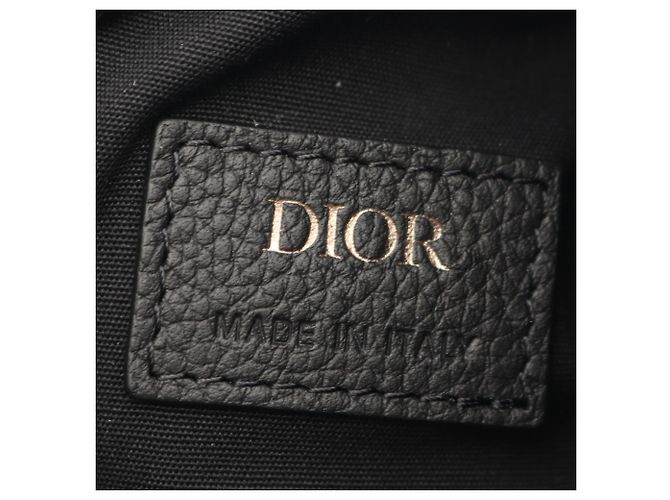 Marsupio Christian Dior Dior SCARAB Nero Beige Blu navy - vista 4