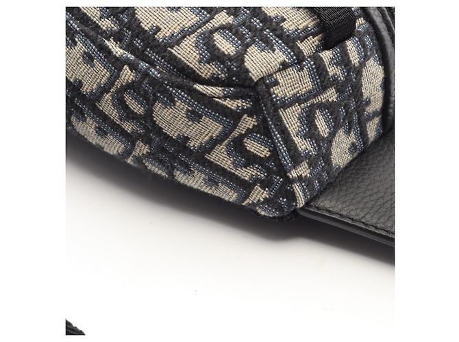 Marsupio Christian Dior Dior SCARAB Nero Beige Blu navy - vista 5