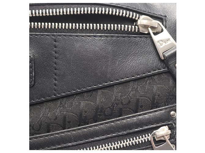 Christian Dior Dior Street Chic Trotter Schultertasche Schwarz - Ansicht 8