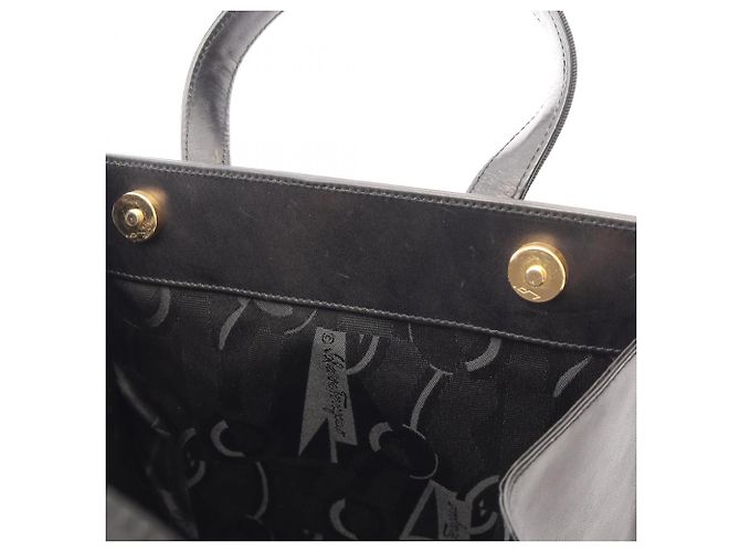 Borsa 2-Way Vara Ribbon Salvatore Ferragamo Nero - vista 11