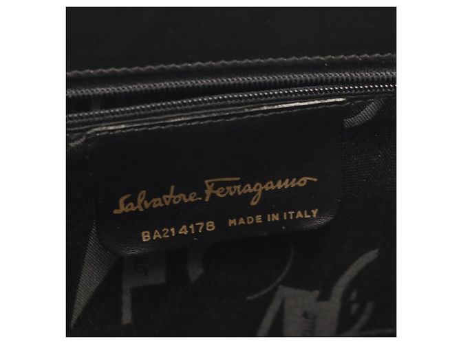 Borsa 2-Way Vara Ribbon Salvatore Ferragamo Nero - vista 4