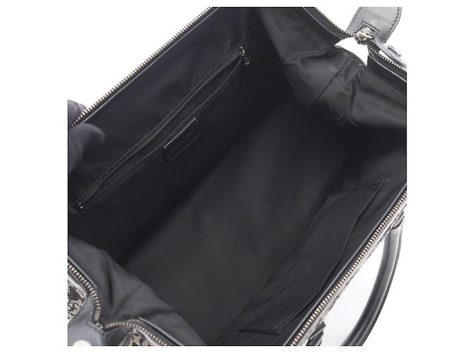 Borsa Christian Dior Dior Trotter Nero Beige - vista 3