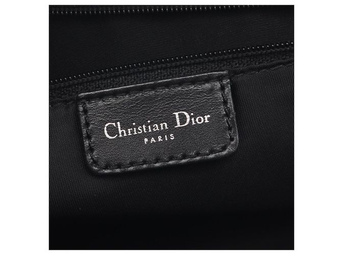 Borsa Christian Dior Dior Trotter Nero Beige - vista 4
