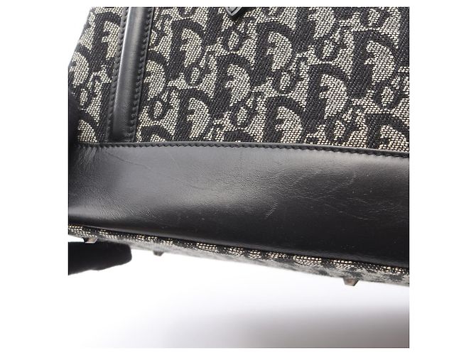 Borsa Christian Dior Dior Trotter Nero Beige - vista 6