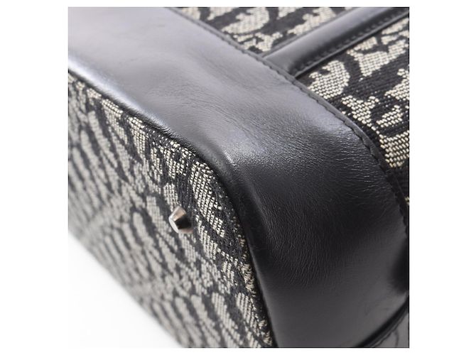 Borsa Christian Dior Dior Trotter Nero Beige - vista 8