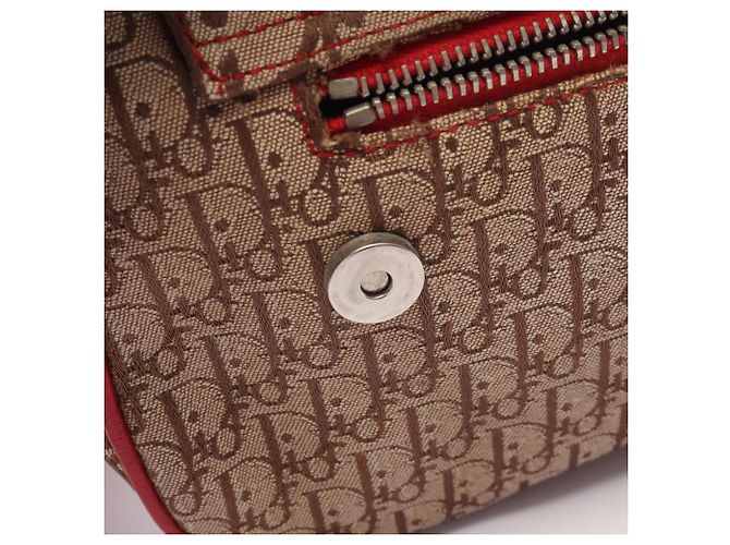Borsa a tracolla Christian Dior Rasta Trotter Saddle Pocket Multicolore Beige - vista 7