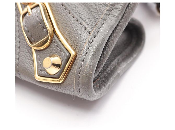 Borsa a 2 vie Balenciaga Classic Metallic Edge Mini City Marrone Metallico - vista 10