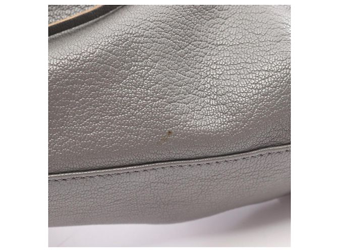 Borsa a 2 vie Balenciaga Classic Metallic Edge Mini City Marrone Metallico - vista 13