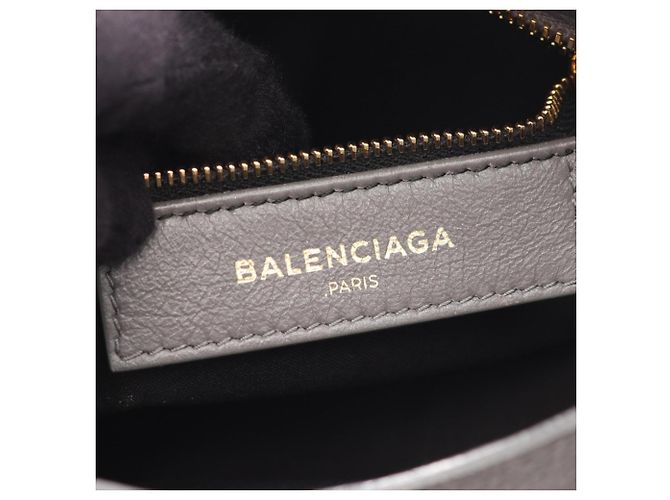 Borsa a 2 vie Balenciaga Classic Metallic Edge Mini City Marrone Metallico - vista 4