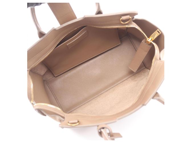 Downtown Graue Lederhandtasche Yves Saint Laurent - Ansicht 3