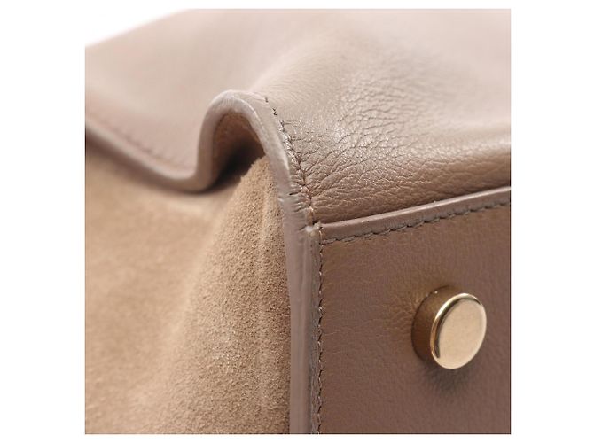 Downtown Graue Lederhandtasche Yves Saint Laurent - Ansicht 9