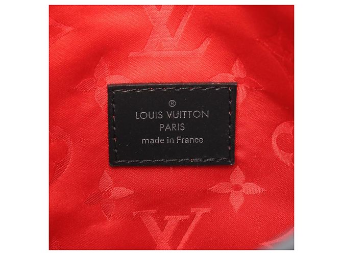Borsa Louis Vuitton Bucket PM Monogram Lace Nero - vista 4