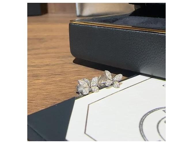 Graff Butterfly Diamant-Ohrringe Silber - Ansicht 4