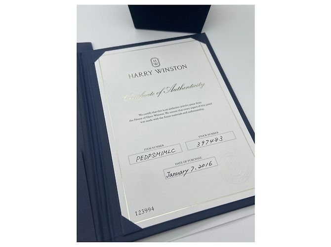 Collana Harry Winston Lily in Diamanti Argento - vista 3