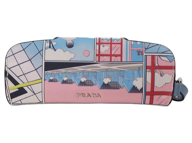Prada James Jean Comic Print Leather Glasses Case Multiple colors - view 2