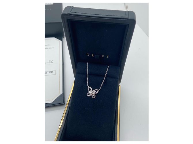 Collana Graff Butterfly Illusion in Diamanti Argento - vista 2
