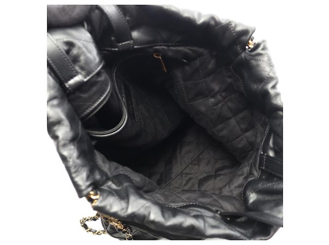 Zaino/Borsa Chanel 22 Large in pelle nera Nero - vista 3