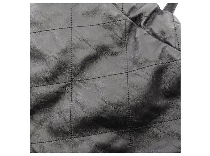 Zaino/Borsa Chanel 22 Large in pelle nera Nero - vista 8