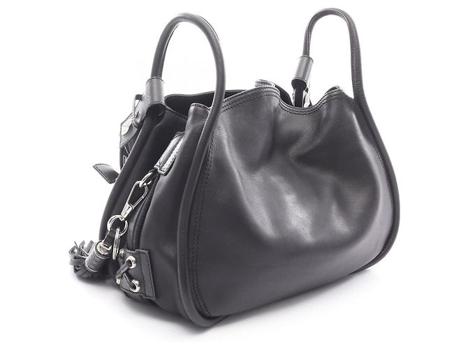 Christian Dior Dior Cannage Lace Pocket Shoulder Bag Nero - vista 2