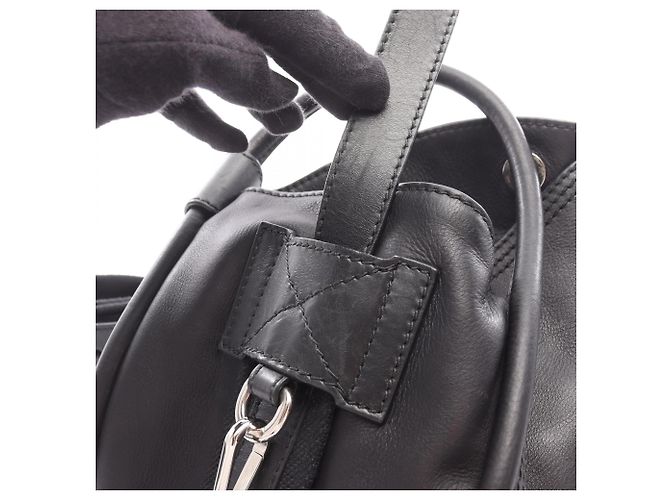 Christian Dior Dior Cannage Lace Pocket Shoulder Bag Nero - vista 9