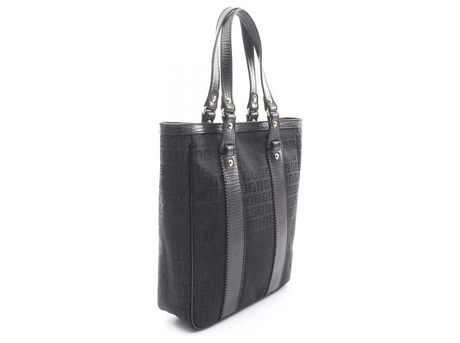 Fendi Zucchino Tote Bag Schwarz - Ansicht 2