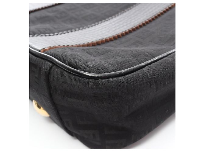 Fendi Zucchino Tote Bag Schwarz - Ansicht 6