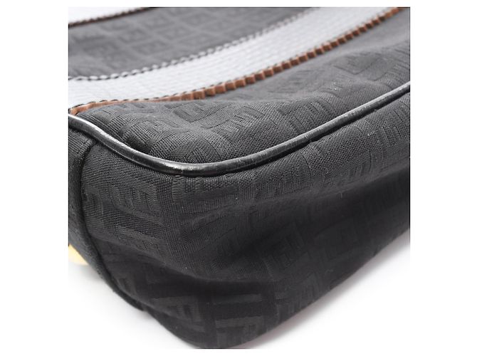 Fendi Zucchino Tote Bag Schwarz - Ansicht 7