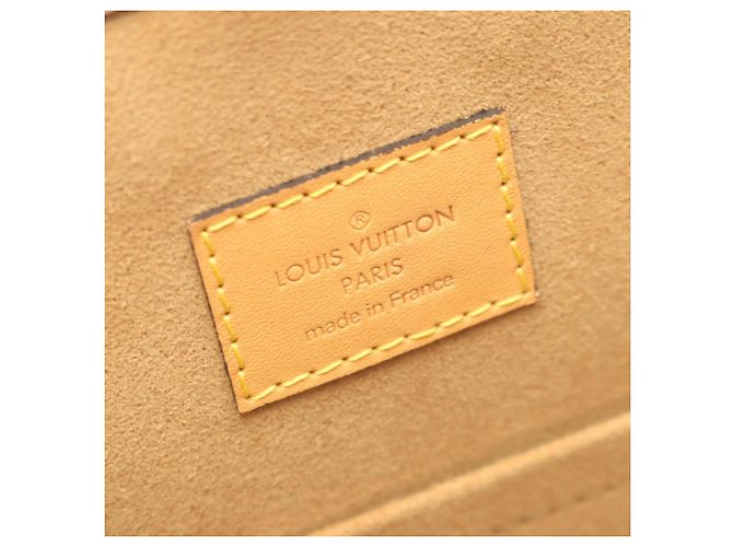Borsa Tote Louis Vuitton Crown Frame GM Marrone - vista 4