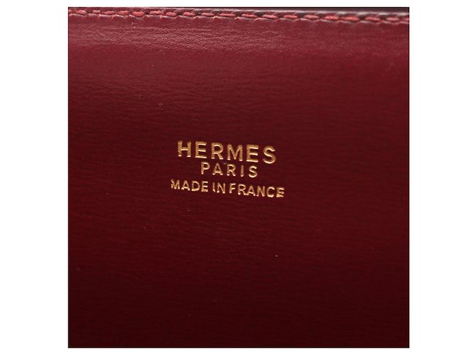 Hermès Borsa a tracolla Hermes Cosmos Rouge H Rosso Beige Bordò - vista 4
