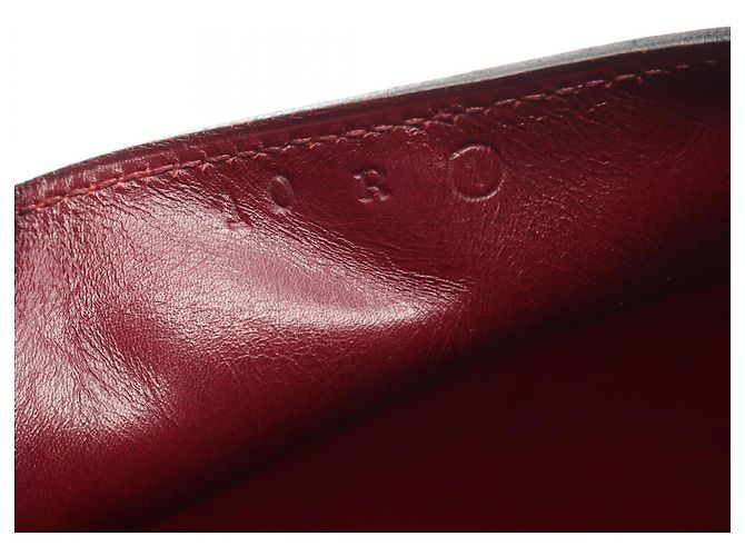 Hermès Borsa a tracolla Hermes Cosmos Rouge H Rosso Beige Bordò - vista 5