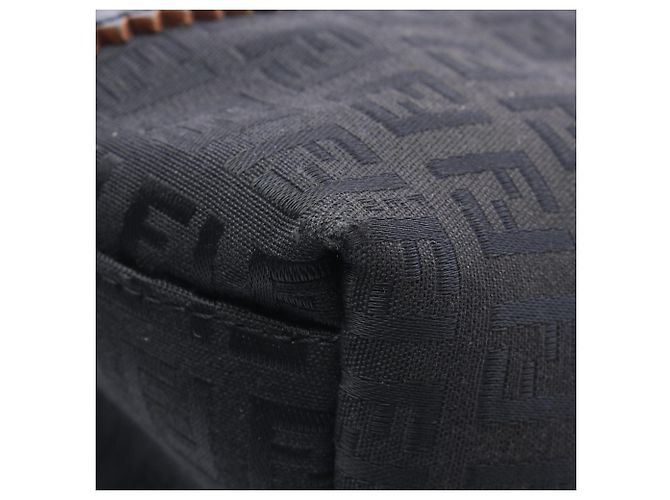 Fendi Zucchino Tote Bag Schwarz - Ansicht 7