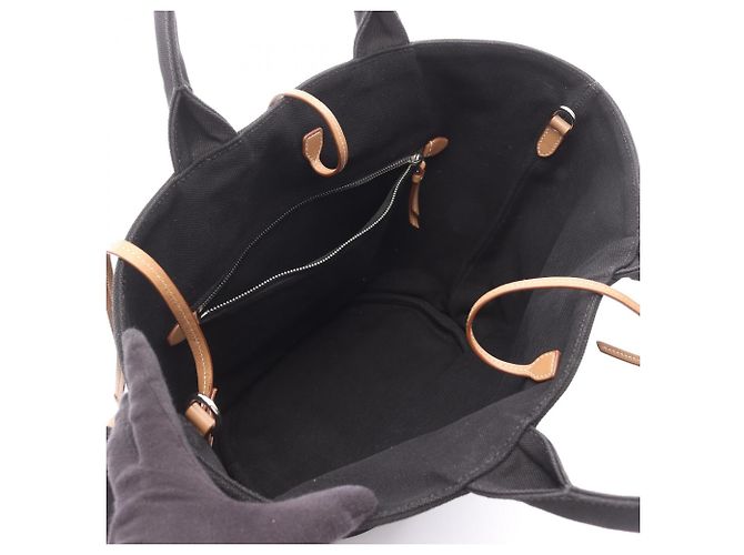 Borsa Tote 2-Way CANAPA Prada Nero - vista 3