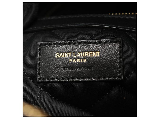 Saint Laurent Paris ES Giant Boston Bag Nero - vista 4