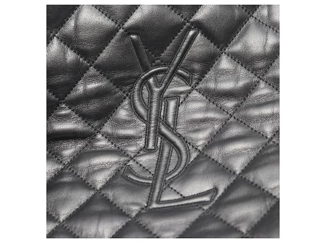 Saint Laurent Paris ES Giant Boston Bag Nero - vista 8