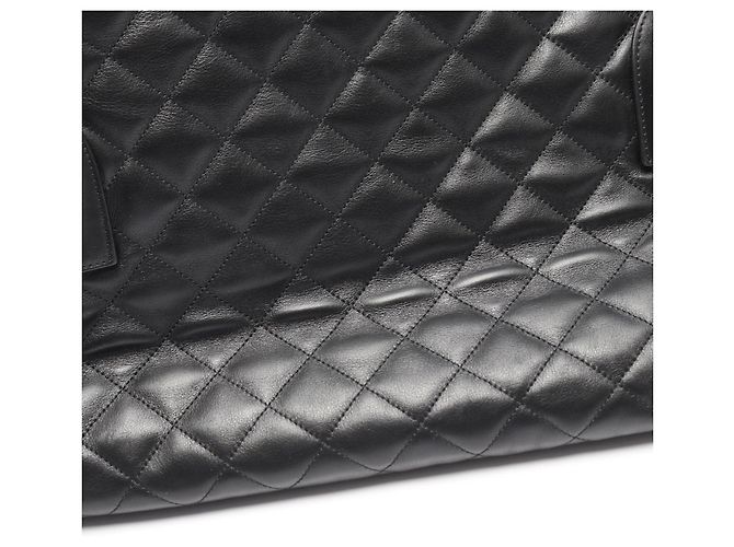 Saint Laurent Paris ES Giant Boston Bag Nero - vista 9