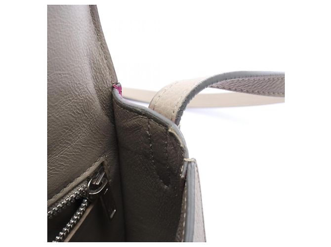 16 Céline Borsa a Spalla Celine Trotter Small Bicolor Marrone Rosa - vista 6