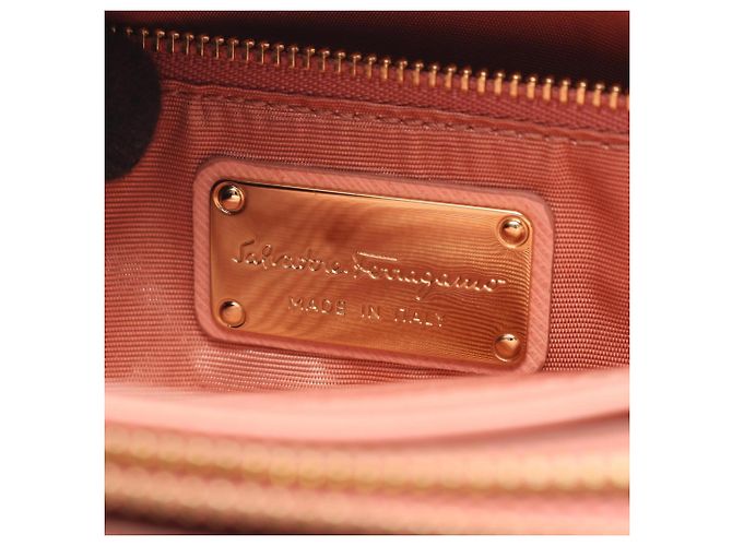 Borsa 2-Way Salvatore Ferragamo Vara Ribbon Rosa - vista 4