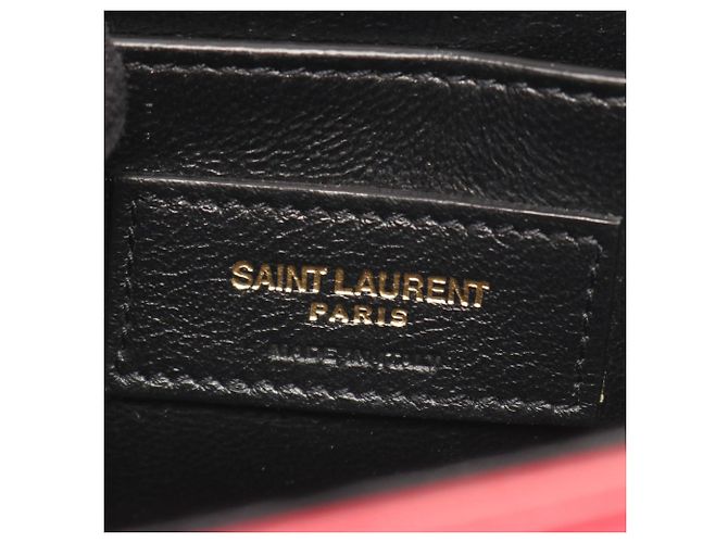 Borsa a Spalla Yves Saint Laurent Paris LE 61 Rosso - vista 4