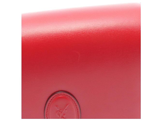 Borsa a Spalla Yves Saint Laurent Paris LE 61 Rosso - vista 5