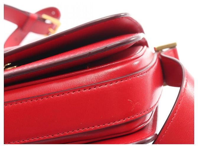 Borsa a Spalla Yves Saint Laurent Paris LE 61 Rosso - vista 6
