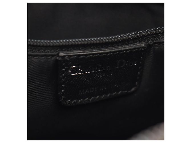 Borsa a tracolla Christian Dior Dior Oblique Nero - vista 4