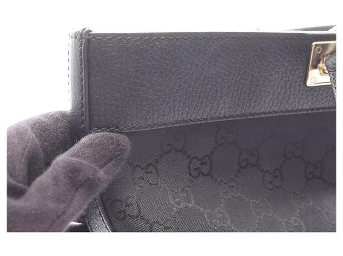 Gucci GG Pattern Tote Bag Schwarz - Ansicht 8