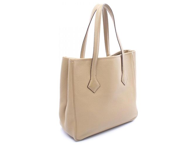 Hermès Hermes Victoria Cabas 32 Borsa Tote Marrone - vista 2