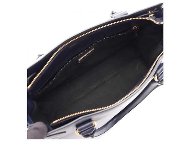 Borsa Salvatore Ferragamo Gancini Blu navy - vista 3