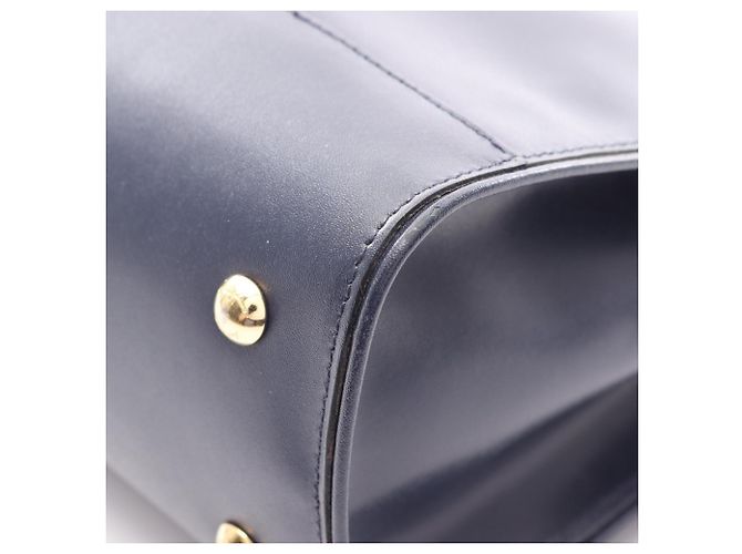 Borsa Salvatore Ferragamo Gancini Blu navy - vista 5