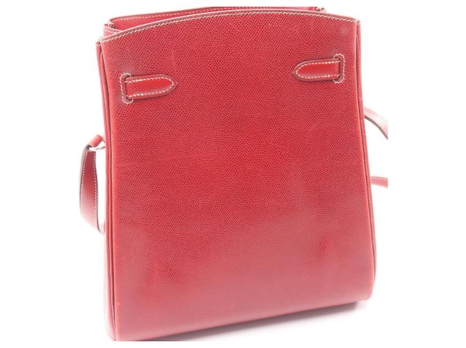Hermès Borsa Hermes Kelly Sport MM Rouge Moyen Rosso - vista 11